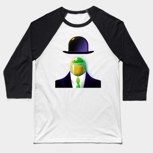 The android in the Bowler Hat Baseball T-Shirt